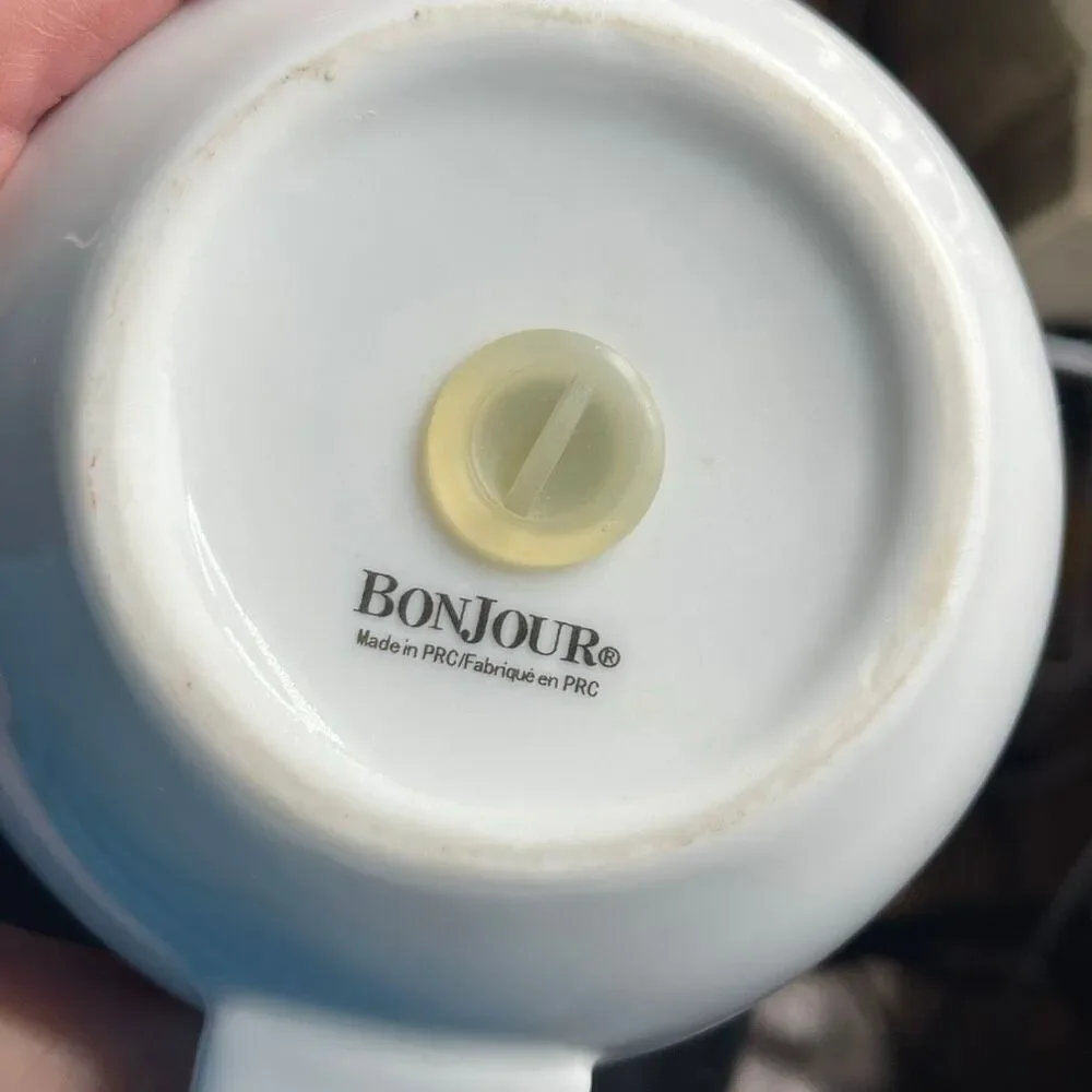 Williams Sonoma BonJour heavy white hot - cold jug.